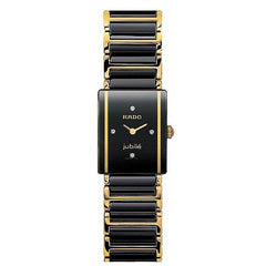 Rado Sintra Jubile ceramic two-colour bracelet diamond watch